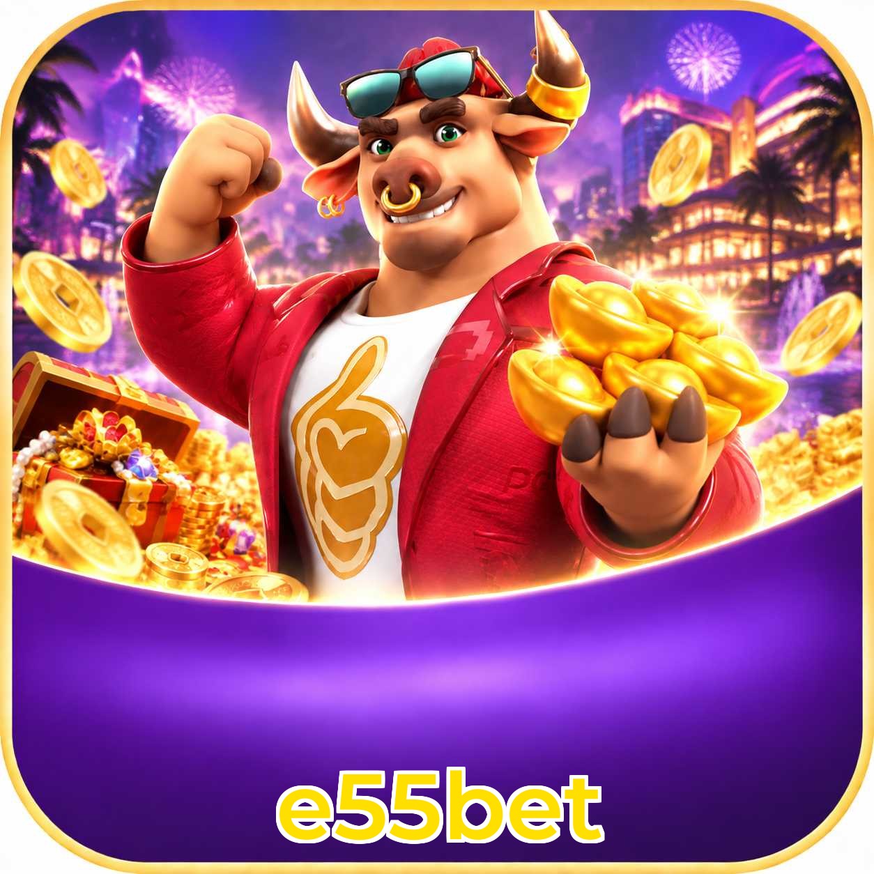 Pacote de boas-vindas ao criar conta na e55bet